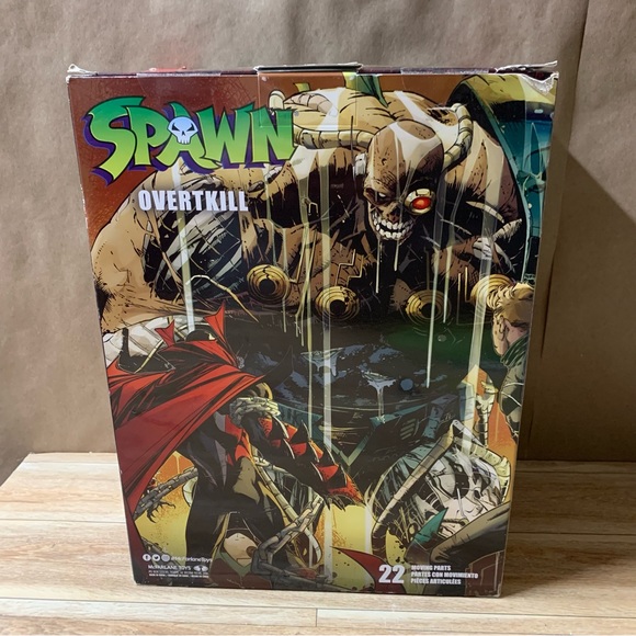 New! McFarlane Toys Spawn Overtkill Figurine Action Figure 9” - Picture 5 of 8
